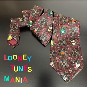 Vintage tie Looney Tunes Mania Vintage characters Tie